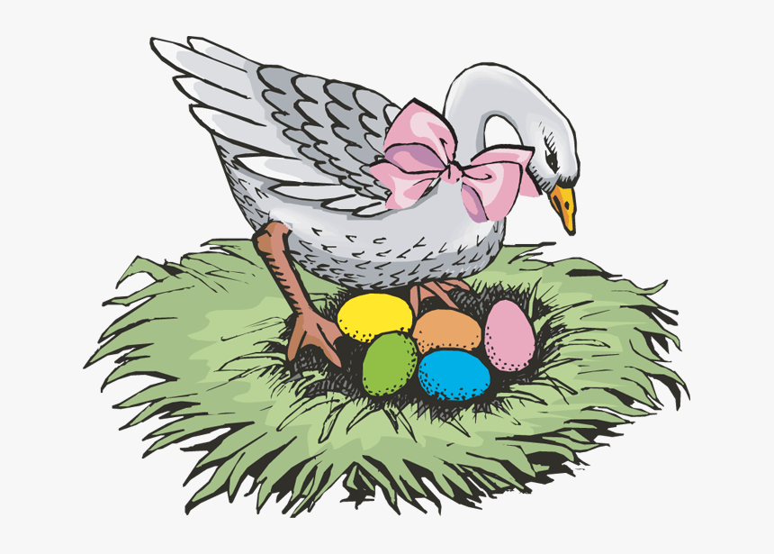 Nest 20clipart - Duck And Egg Cartoon Png, Transparent Png, Free Download