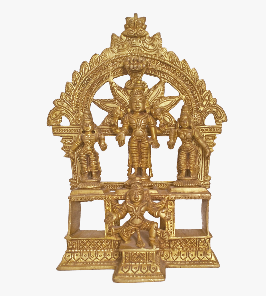 Religious Lord Balaji Standing With Goddess Padmavathi - Antique, HD Png Download, Free Download