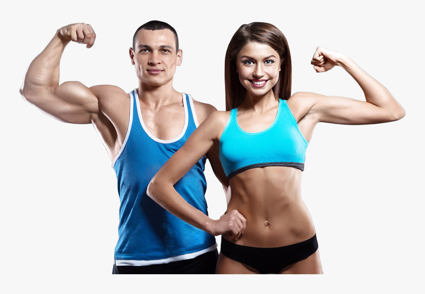 Fitness Couple Png 5 » Png Image - Protein Man And Women, Transparent Png, Free Download