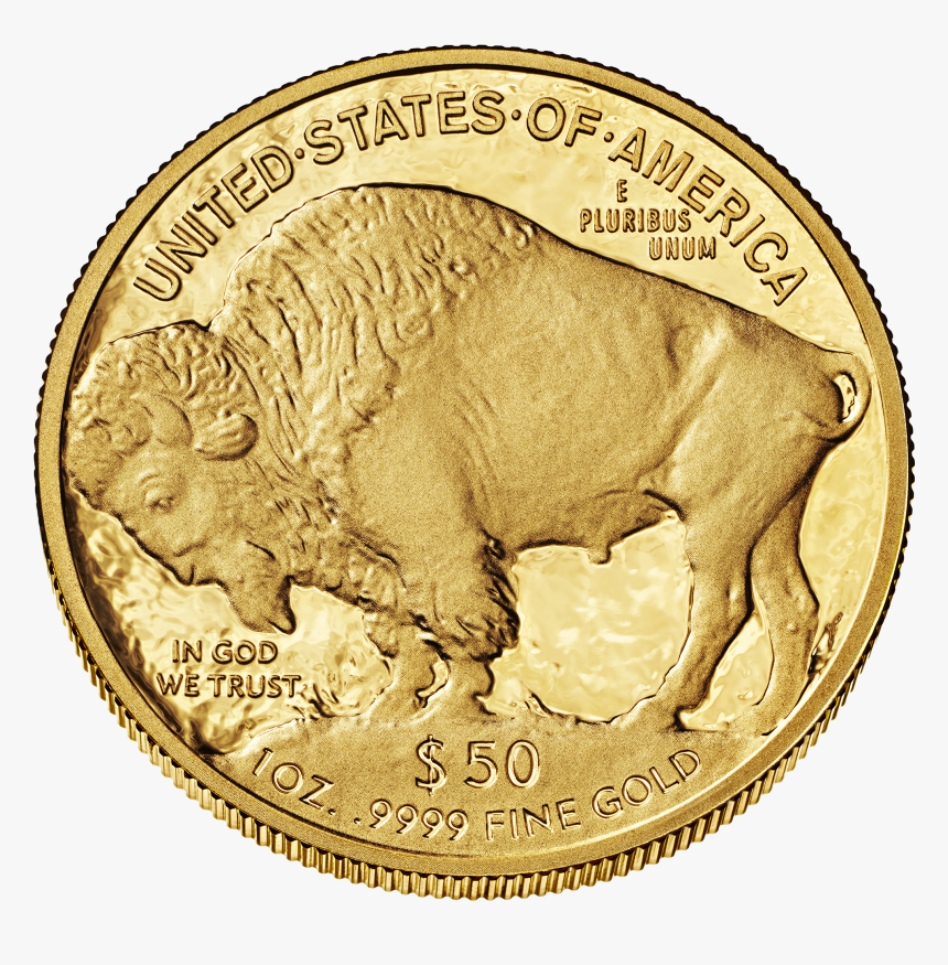 Buffalo $50 Reverse - American Buffalo Gold Coin, HD Png Download, Free Download