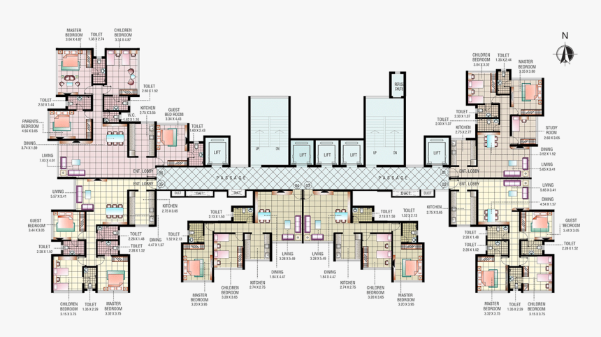 Mahavir Universe Phoenix Bhandup , Png Download - Mahavir Universe Phoenix 3 Bhk Flat, Transparent Png, Free Download