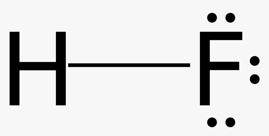 Dipole Vector Hydrogen Chloride - Hydrogen Fluoride Lewis Structure, HD Png Download, Free Download