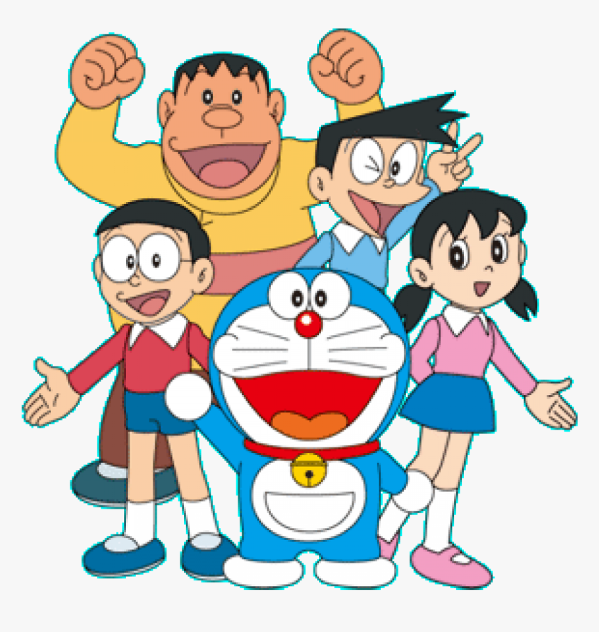 Transparent Friends Png - Doraemon And Friends Drawing, Png Download, Free Download