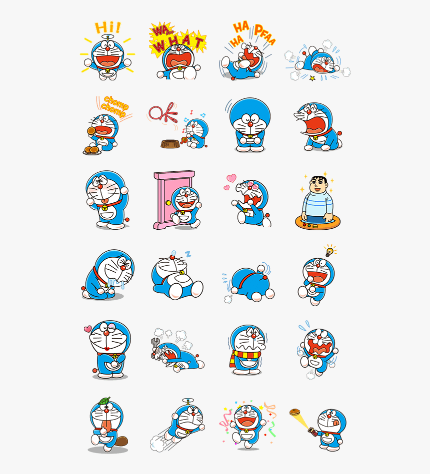Doraemon Stickers For Whatsapp, HD Png Download, Free Download