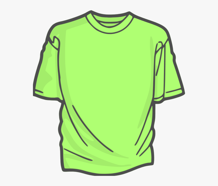 green t shirt cartoon