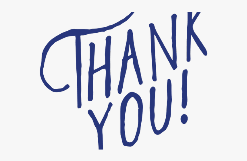 Thank You Png Transparent Images - Calligraphy, Png Download, Free Download