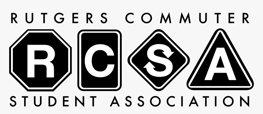 Rutgers Commuter Student Association Rcsa Logo Black - Rutgers Commuter Student Association, HD Png Download, Free Download