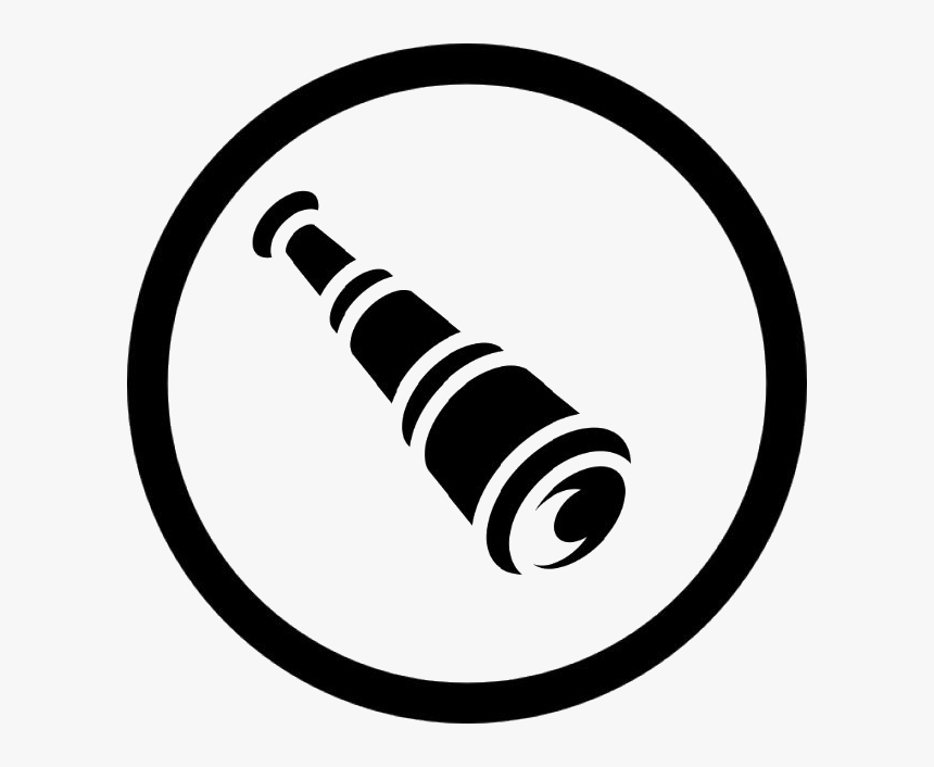 Spyglass , Png Download - Down Arrow In Circle, Transparent Png, Free Download