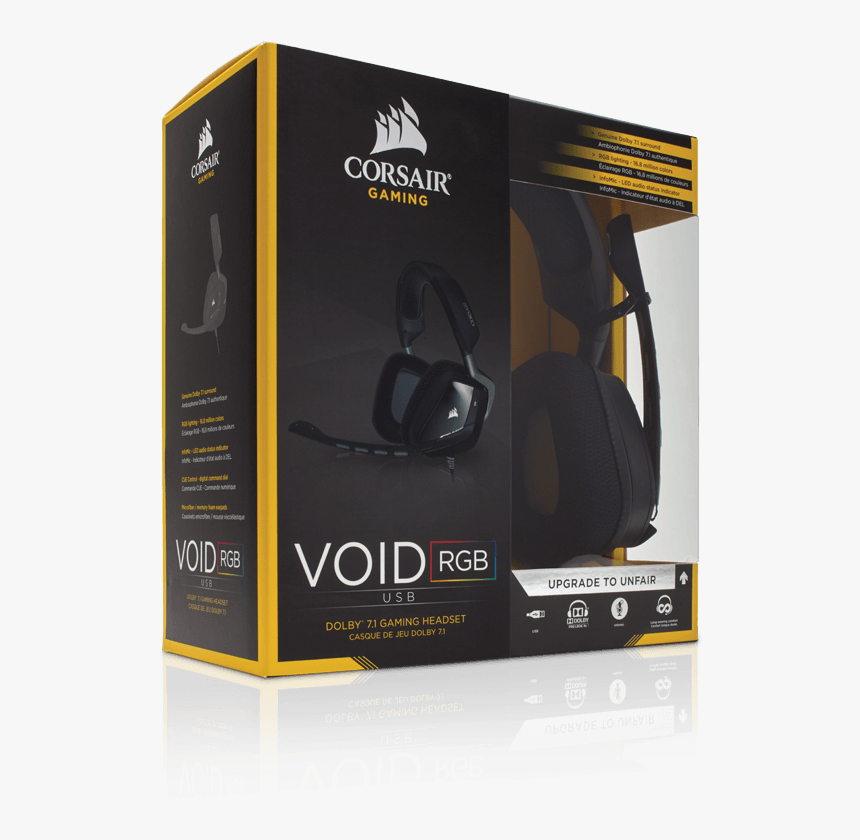 Corsair Void - Corsair Void Rgb Dolby 7.1, HD Png Download, Free Download