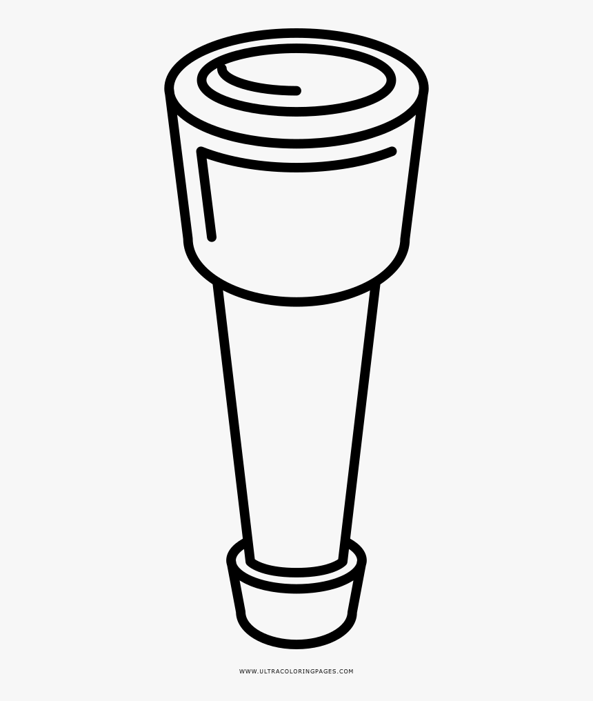 Spyglass Coloring Page - Sketch, HD Png Download, Free Download