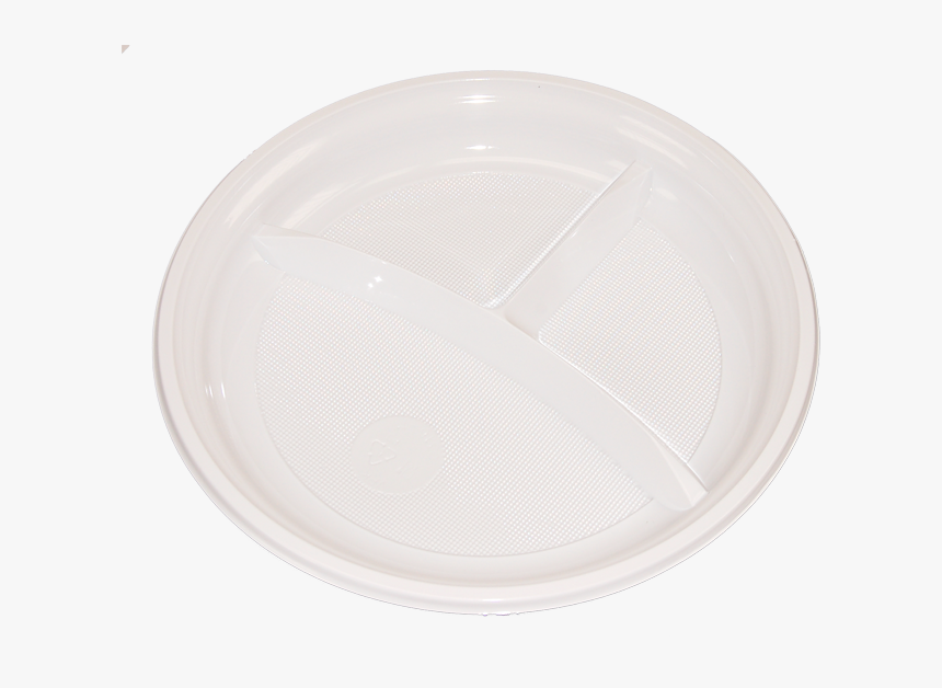 Depa® Plate, Round, 3 Compartments , Ps, Ø220mm, White - Plate, HD Png Download, Free Download