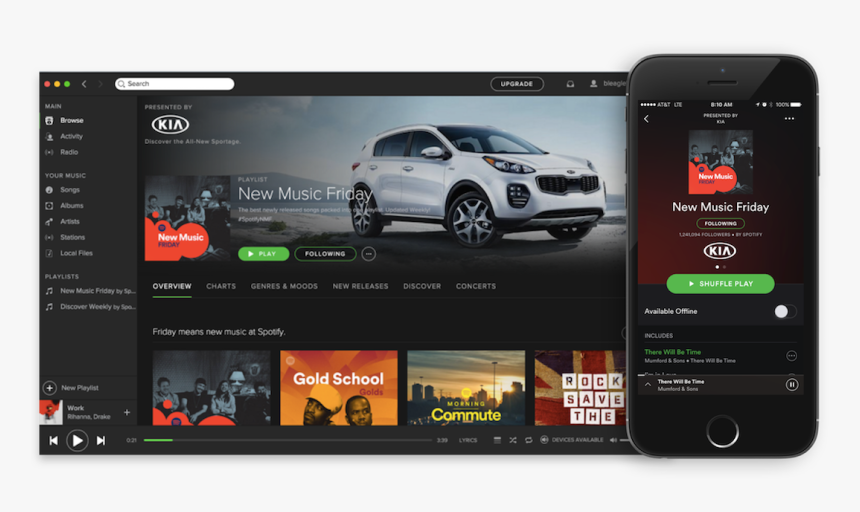 Spotify Sponsored Playlists, HD Png Download, Free Download