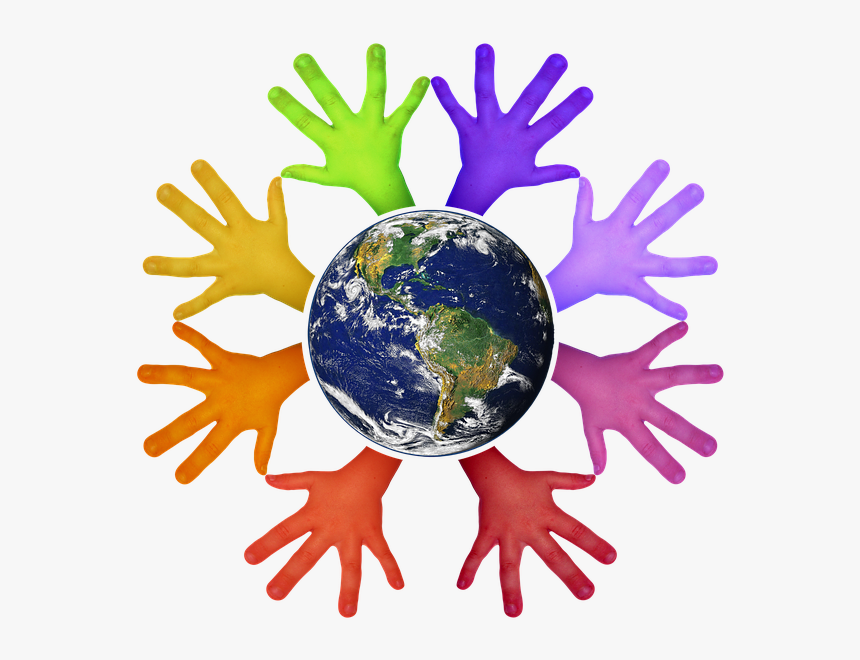 Volunteers, Hands, Help, Voluntary, Wrap, Protect - Earth, HD Png Download, Free Download