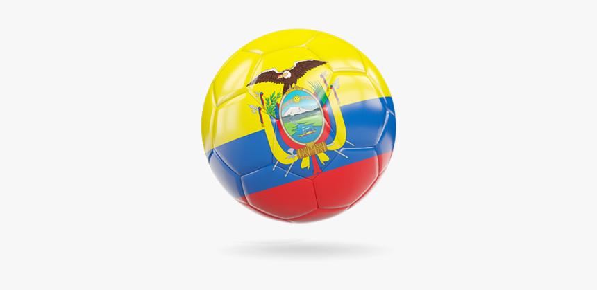 Glossy Soccer Ball - Ecuador Flag Soccer Ball, HD Png Download, Free Download