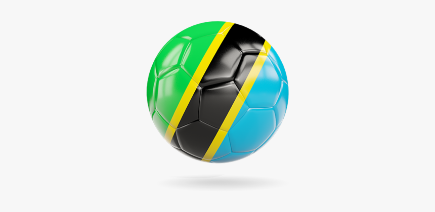 Glossy Soccer Ball - Tanzania Ball Flag, HD Png Download, Free Download
