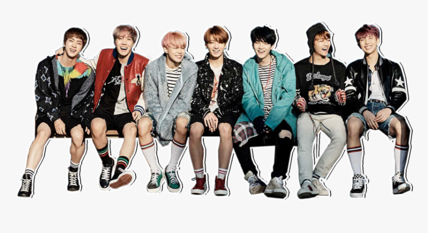 Bts Group Png - Bts Boy With Luv Png, Transparent Png, Free Download