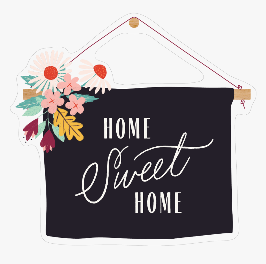 Home Sweet Home Board Print & Cut File - Calligraphy, HD Png Download, Free Download