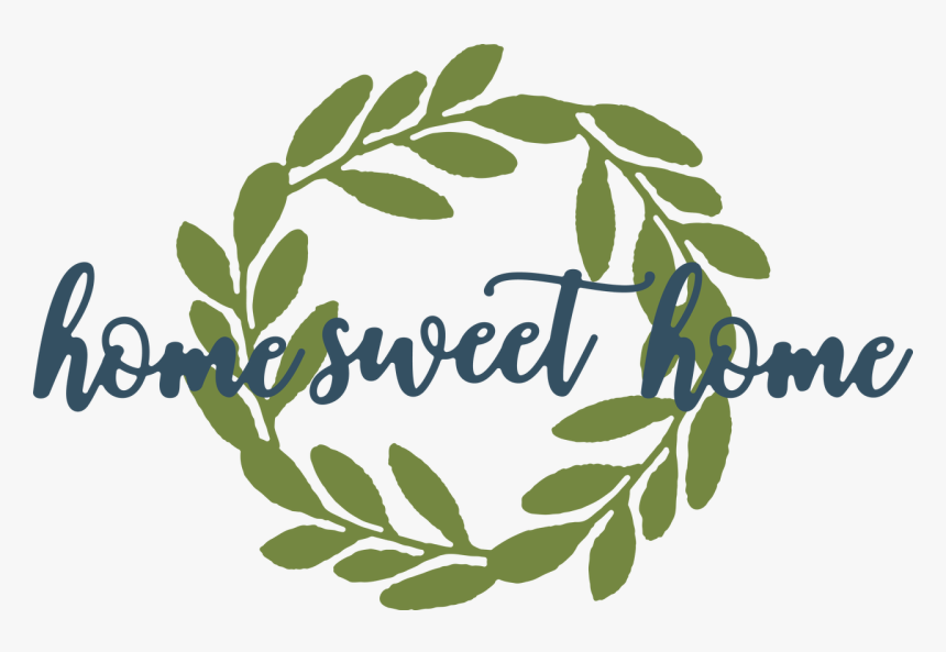 Home Sweet Home Wreath Svg Cut File - Calligraphy, HD Png Download, Free Download