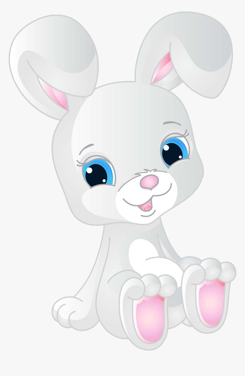 Transparent Easter Rabbit Png - Transparent Cute Bunny Png, Png Download, Free Download