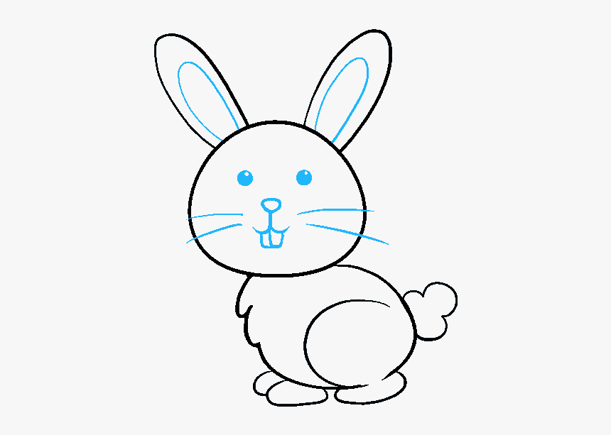 Easy Drawing Of Bunny, HD Png Download, Free Download