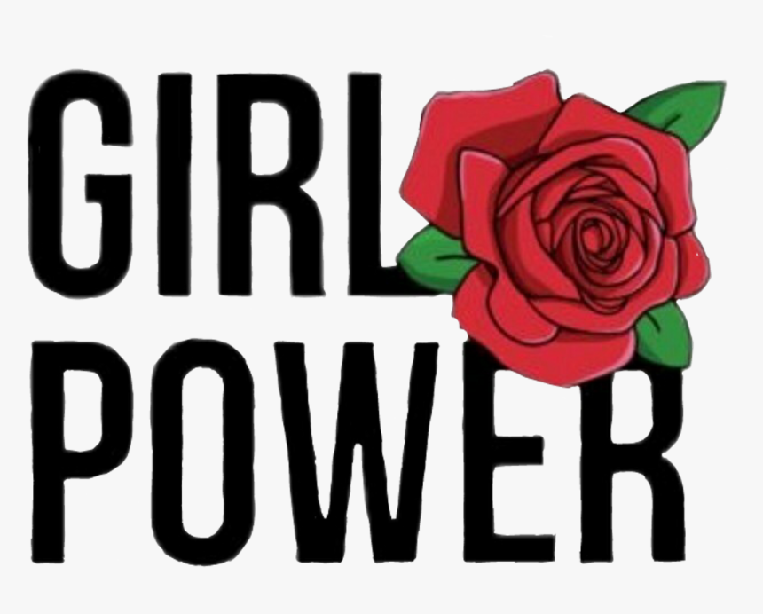 #girl #power #tumblr #sticker #girls #rose #roses #red - Stickers Tumblr Girl Power, HD Png Download, Free Download