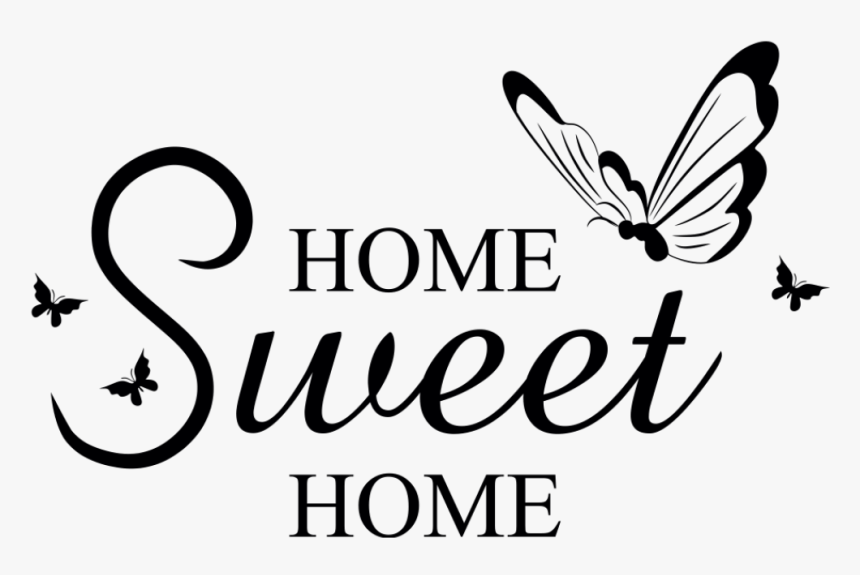 Home Sweet Home Mason Jar Svg , Png Download - Calligraphy, Transparent Png, Free Download