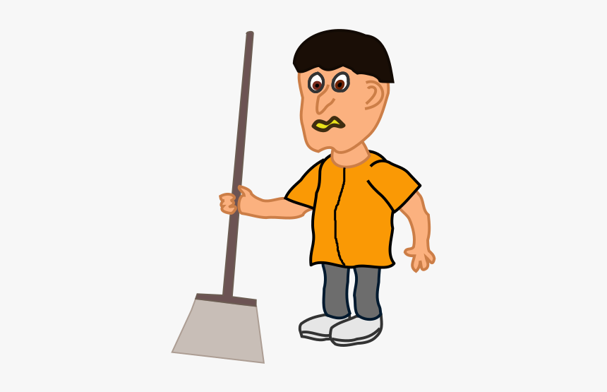 Tajik Cleaner - Boy Maid Cartoons, HD Png Download, Free Download