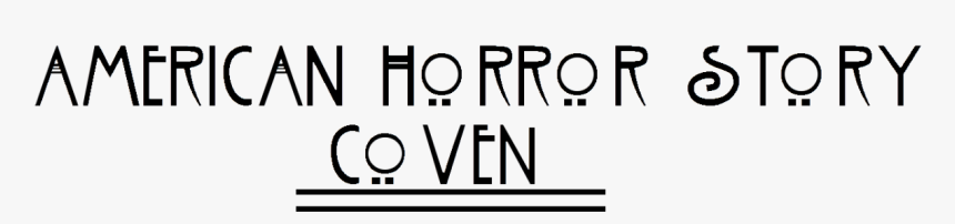 American Horror Story Coven Logo Transparent, HD Png Download, Free Download
