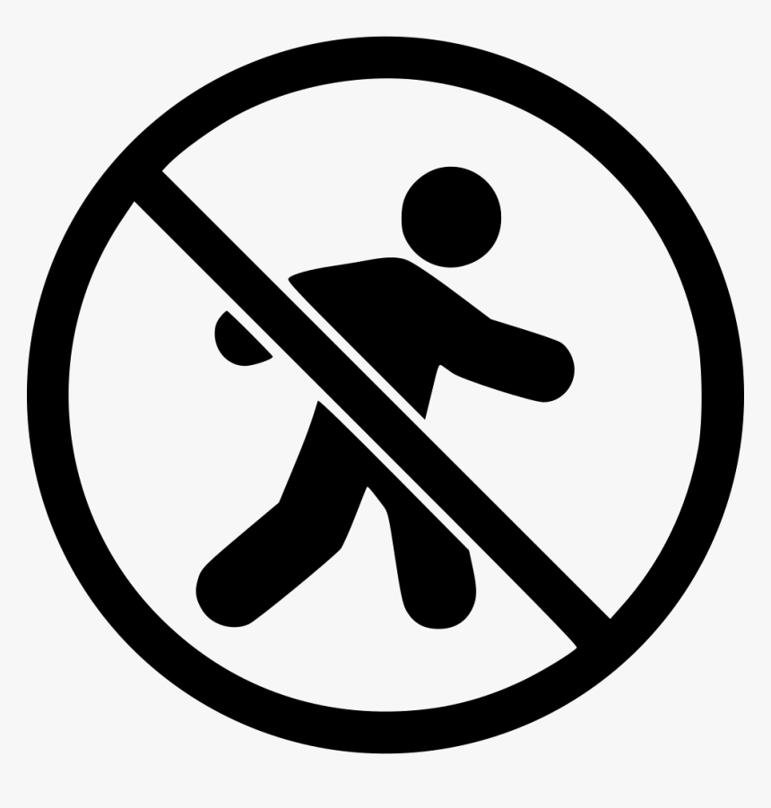 No Pedestrian Crossing - Bed Bug Logo Black And White, HD Png Download, Free Download