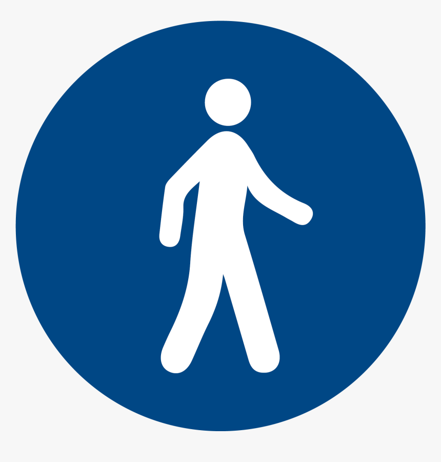 Traffic Sign Clipart , Png Download - Pedestrian Access Signage, Transparent Png, Free Download