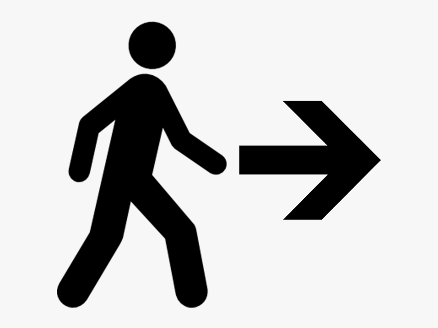 Walking Person Icon Vector, HD Png Download, Free Download