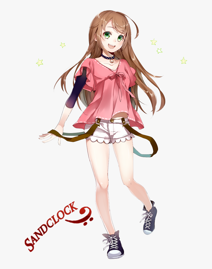 Anime Images Cute Girl - Cute Anime Girl Full Body, HD Png Download, Free Download