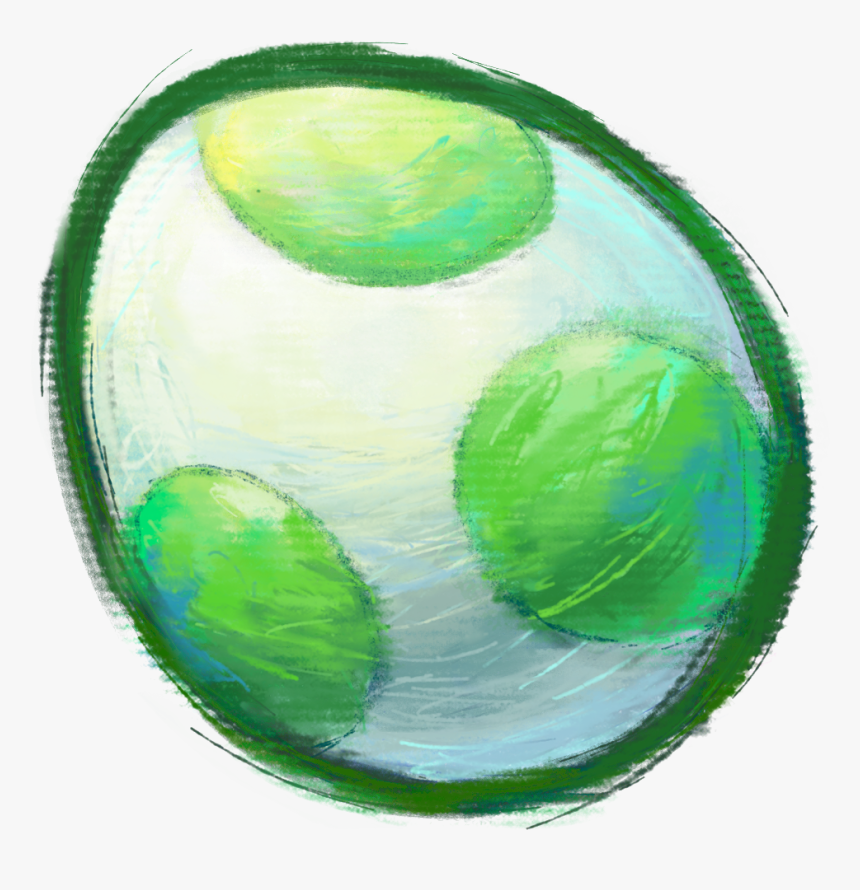 Yoshi Egg Green Artwork - 8 Bit Transparent Yoshi, HD Png Download, Free Download