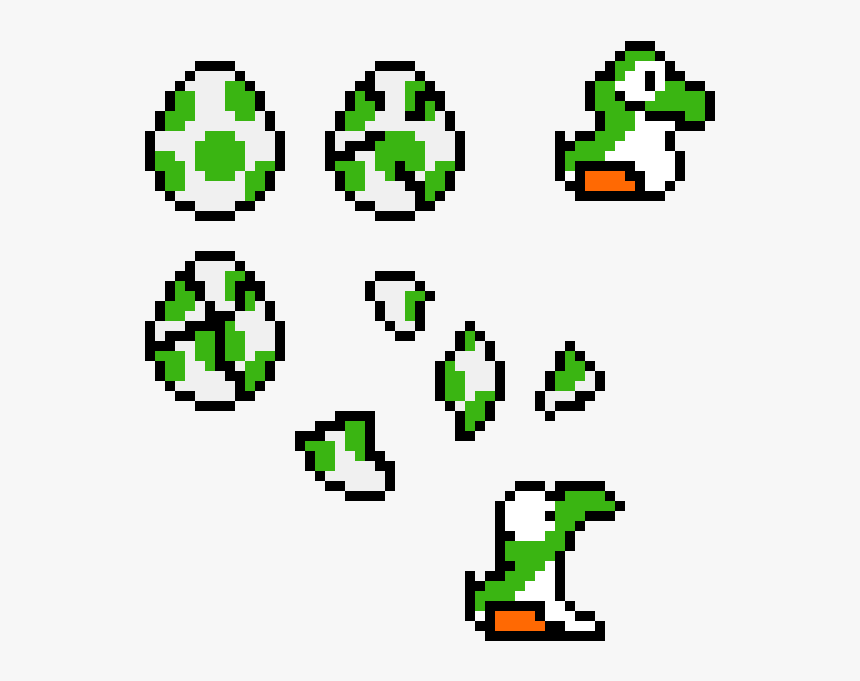 Baby Yoshi Pixel, HD Png Download, Free Download