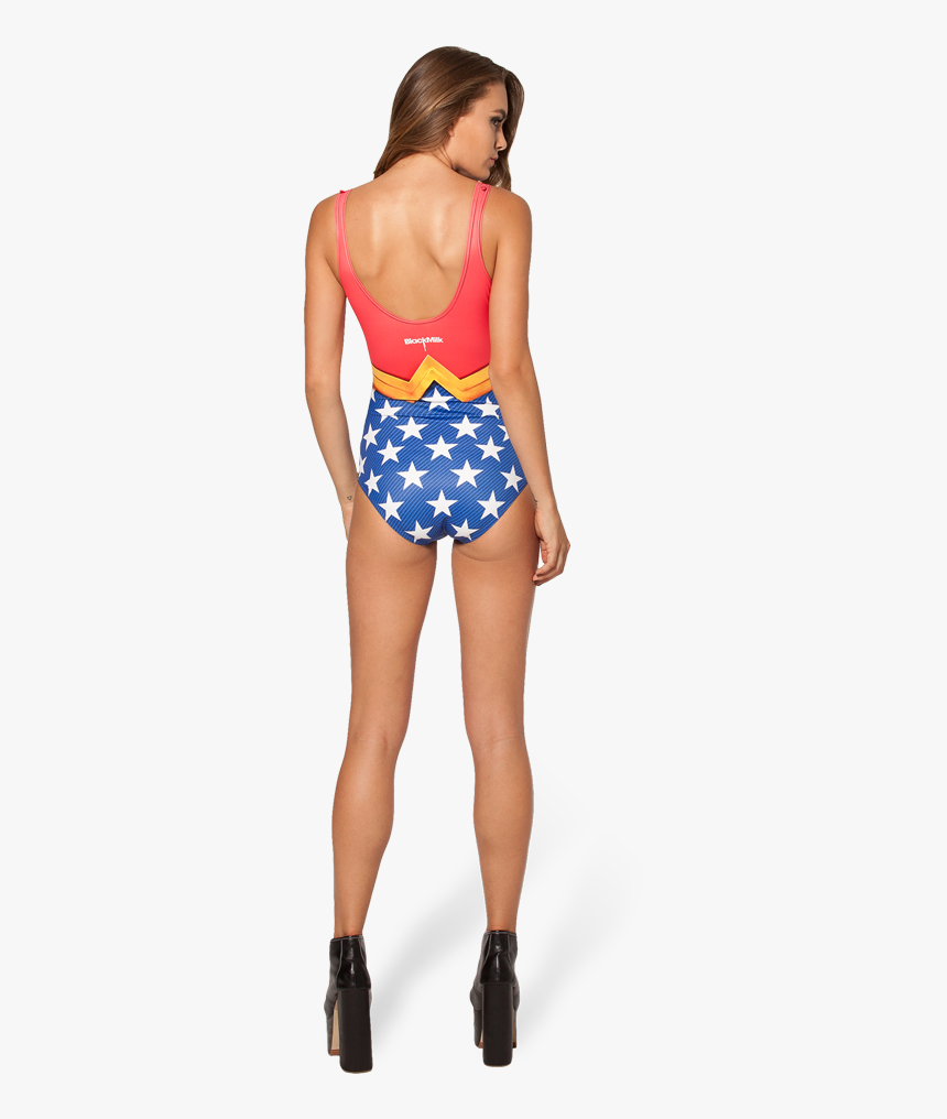 Chica Bikini Espaldas - Womens Wonder Woman Swimsuit, HD Png Download, Free Download