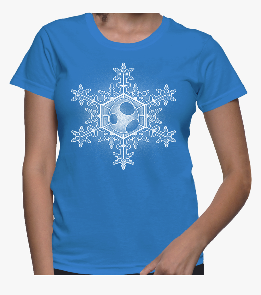 Simple & Cool Yoshi Egg Snowflake T Shirt - Wish T Shirt, HD Png Download, Free Download