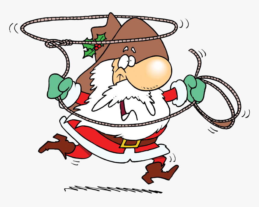 Lasso Clipart Lazo - Cowboy Santa Claus Clipart, HD Png Download, Free Download