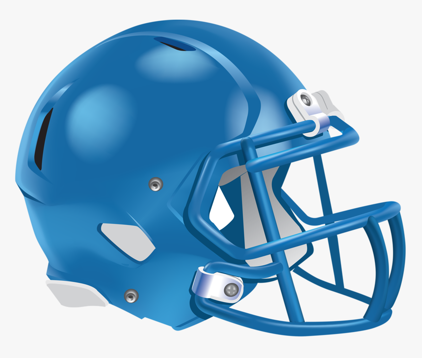 Blue Helmet Football Nfl Bowl Rams Angeles Clipart - Football Helmet Blue Transparent, HD Png Download, Free Download