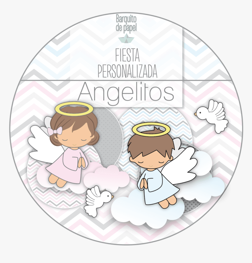 Fiesta Personalizada Angelitos, HD Png Download, Free Download