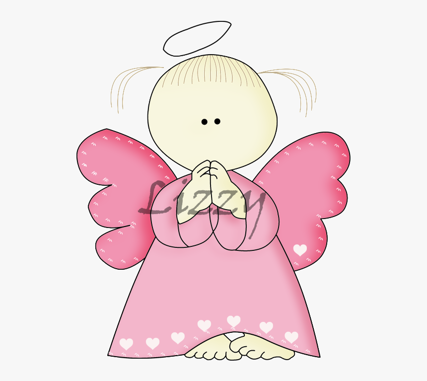 Resultado De Imagen Para Angelitos Caricatura - Angelitos De Bautizo Para  Niña - Free Transparent PNG Clipart Images Download