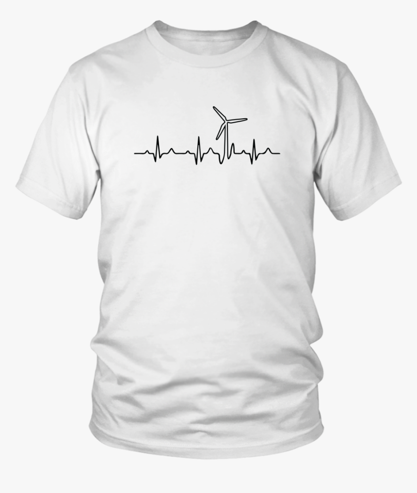 Wind Turbine Heart Beat T Shirt - That's All Folks Shirt, HD Png Download, Free Download