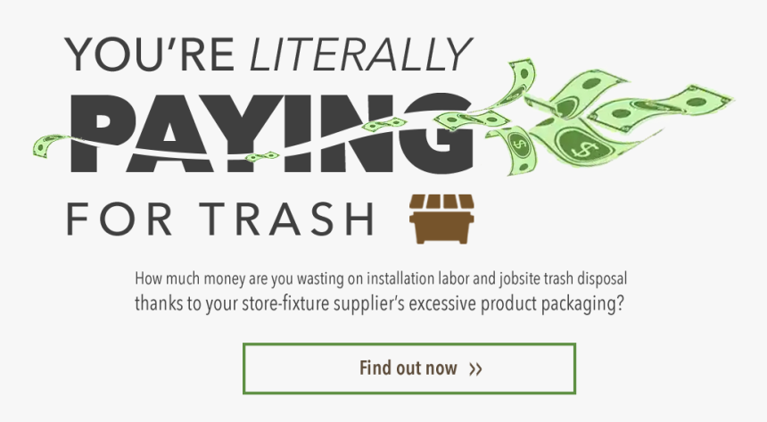 You"re Literally Paying For Trash - Flyer, HD Png Download, Free Download