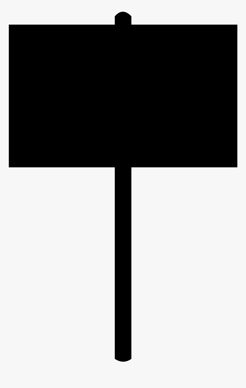 Protest Sign - Blank Protest Sign Transparent, HD Png Download, Free Download