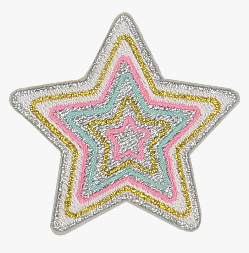 Rainbow Star Sticker Patch - Stitch, HD Png Download, Free Download