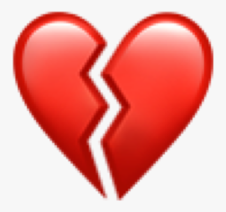 Broken Heart Ios Emoji, HD Png Download, Free Download