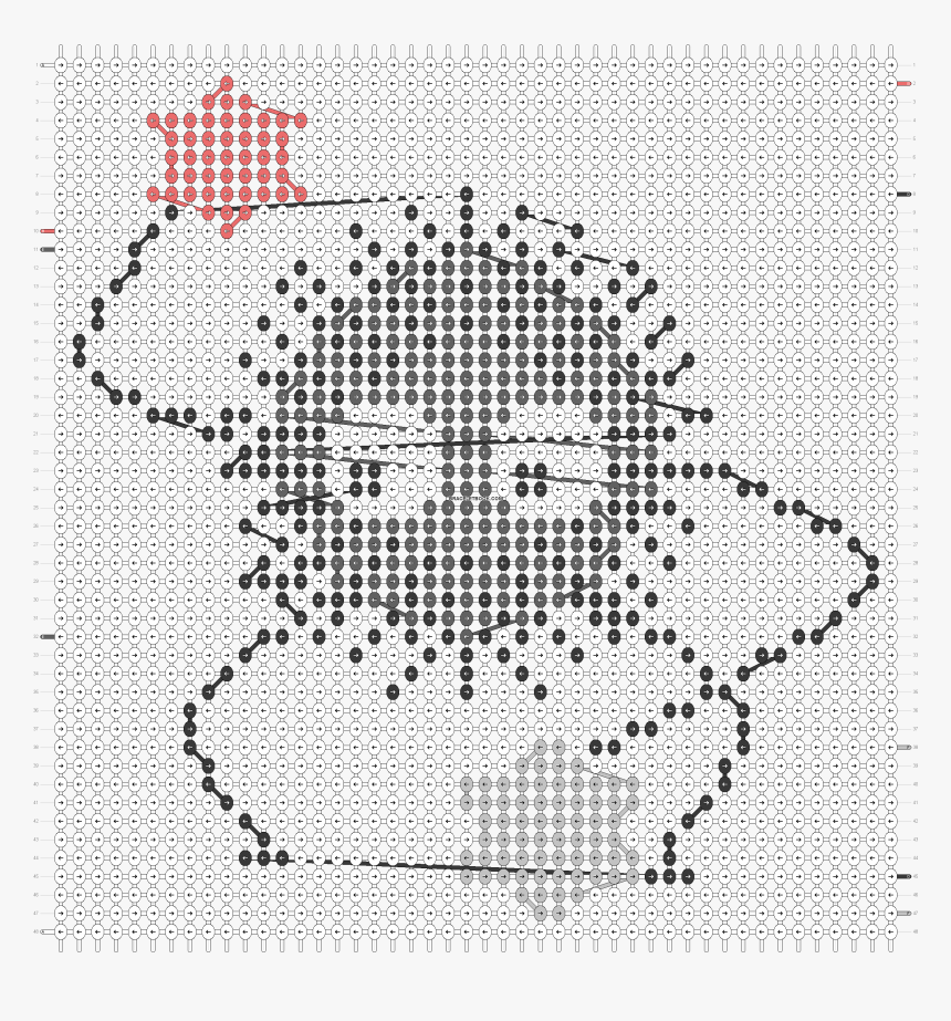 Alpha Pattern - Cross-stitch, HD Png Download, Free Download