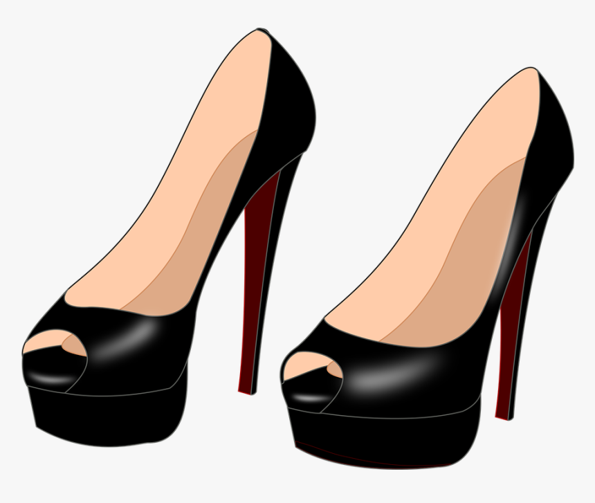 Tacones Altos, Los Zapatos, Mujeres - High Heeled Shoes Clipart, HD Png Download, Free Download