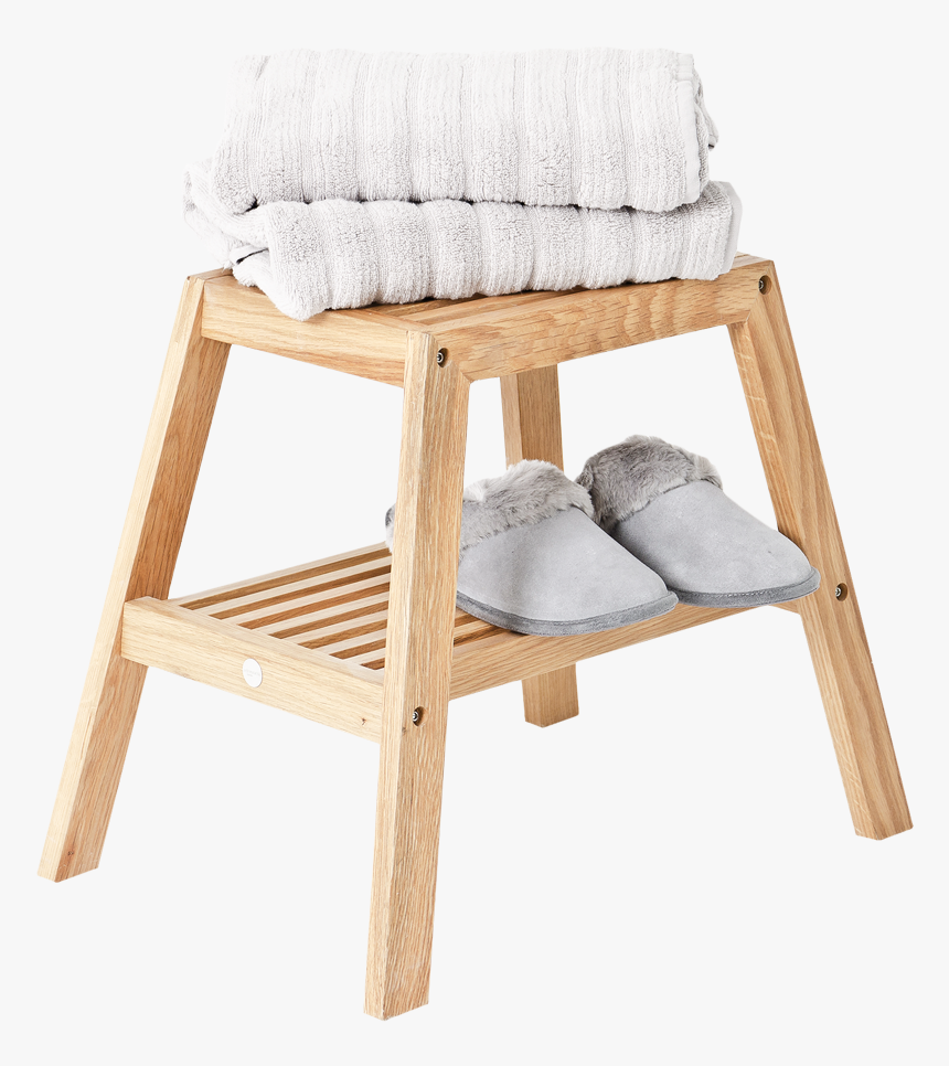 Slatted Bath Stool Natural Oak - Badkruk Bamboe, HD Png Download, Free Download