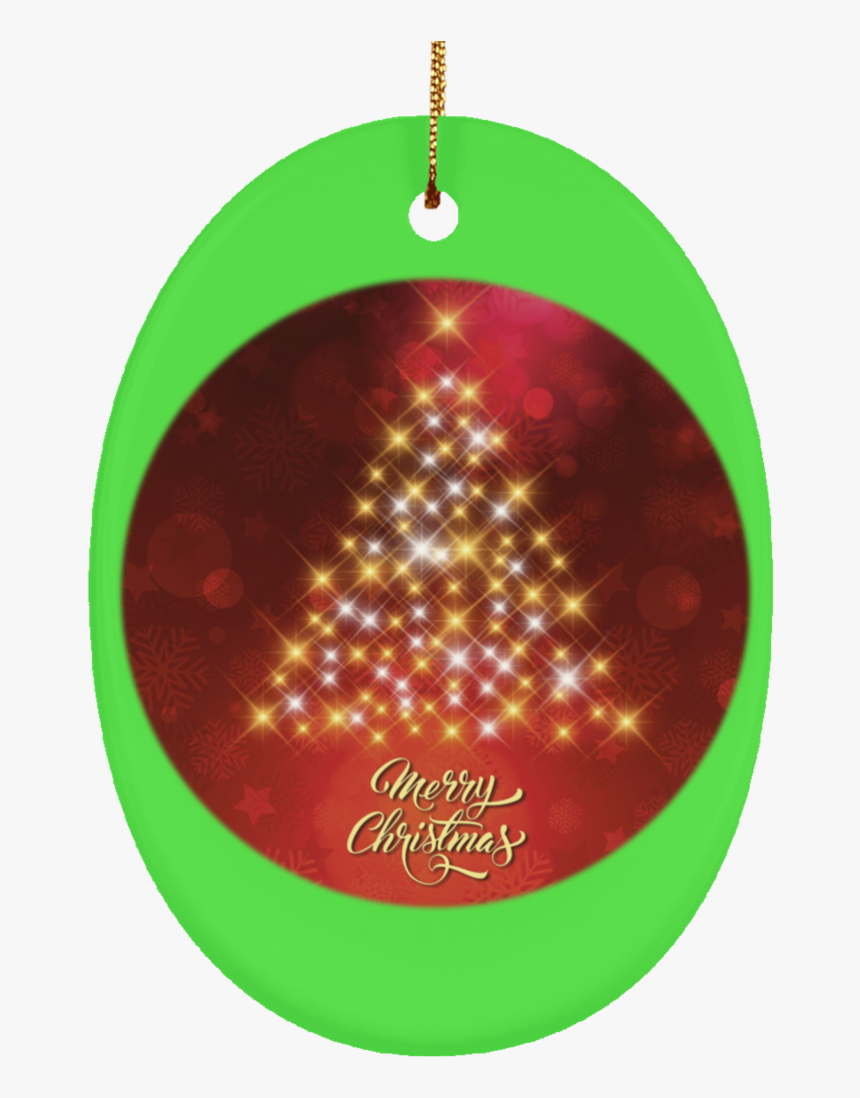 Ceramic Green Christmas Ornaments - Christmas Tree Tag Background, HD Png Download, Free Download