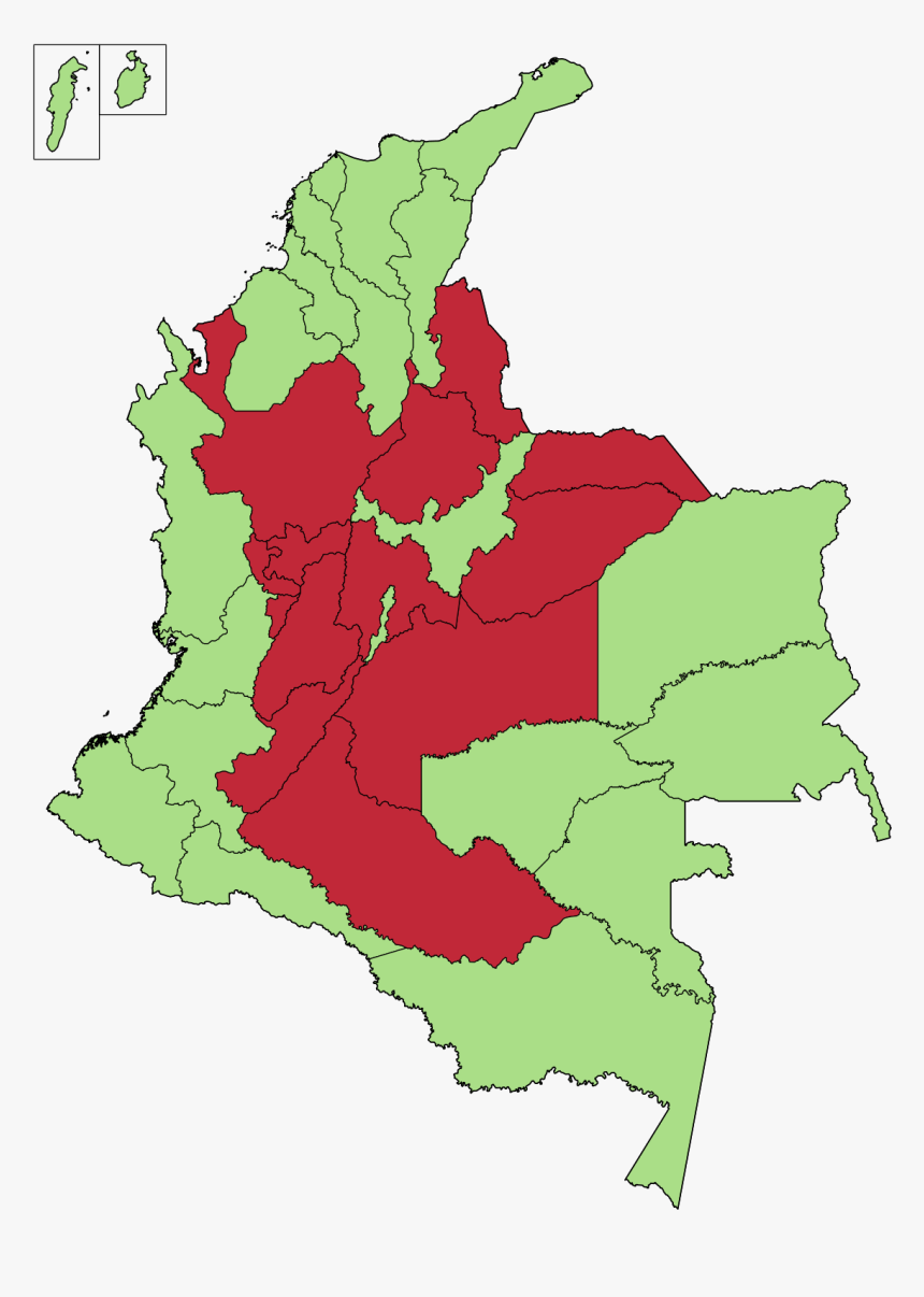 Elecciones Presidenciales De Colombia 2018 Mapa, HD Png Download, Free Download